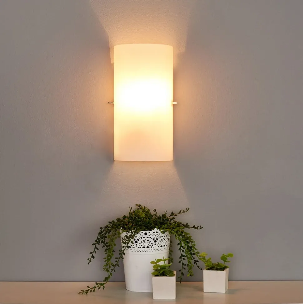 Sidra halfronde wandlamp, set van 2