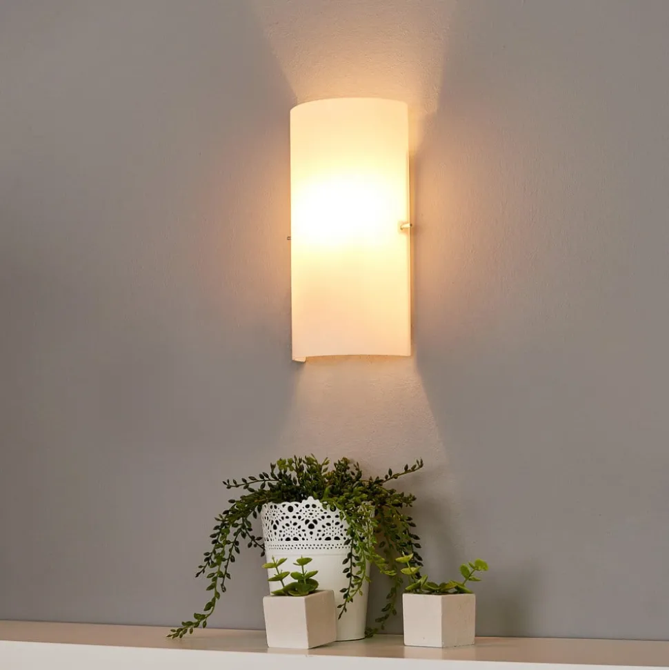 Sidra halfronde wandlamp, set van 2