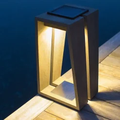Skaal LED lantaarn op zonne-energie met sensor, 39 cm