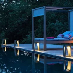 Skaal LED lantaarn op zonne-energie met sensor, 39 cm