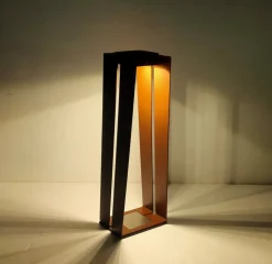 Skaal LED lantaarn op zonne-energie met sensor, Corte, 70 cm