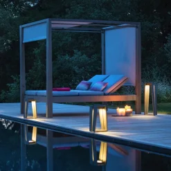 Skaal LED lantaarn op zonne-energie met sensor, 65 cm