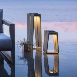 Skaal LED lantaarn op zonne-energie met sensor, 65 cm