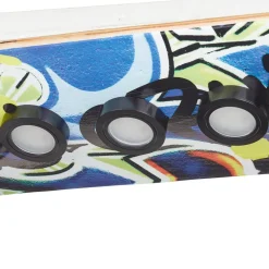Skateboard LED plafondlamp Easy Cruiser Graffiti