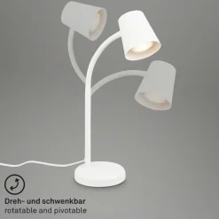 Skriva tafellamp, GU10 fitting, wit