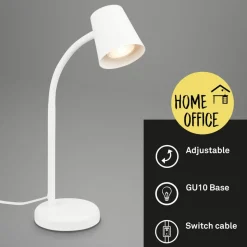 Skriva tafellamp, GU10 fitting, wit