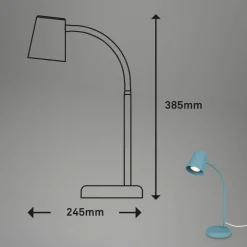 Skriva tafellamp, GU10 fitting, duifblauw