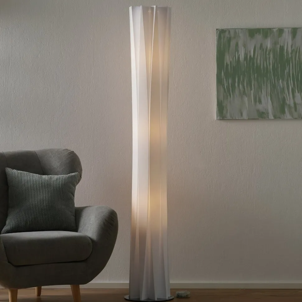 Slamp Bach vloerlamp, hoogte 184 cm, wit