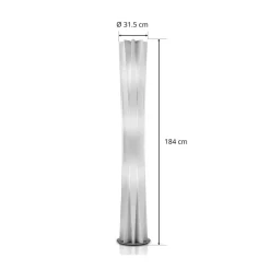 Slamp Bach vloerlamp, hoogte 184 cm, wit