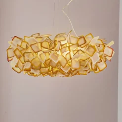 Slamp Clizia hanglamp, Ø 78 cm, oranje