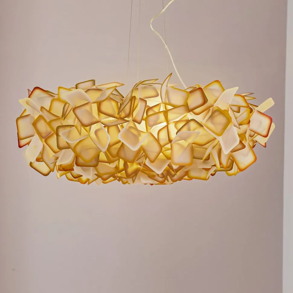 Slamp Clizia hanglamp, Ø 78 cm, oranje