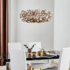 Slamp Clizia hanglamp, Ø 78 cm, oranje