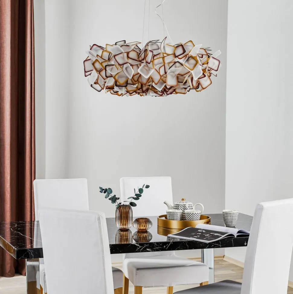 Slamp Clizia hanglamp, Ø 78 cm, oranje