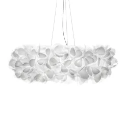 Slamp hanglamp Clizia Mama Non Mama, Ø78cm, wit/helder