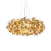 Slamp hanglamp Clizia Mama Non Mama, Ø78cm, goud/helder