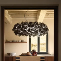 Slamp hanglamp Clizia Mama Non Mama Ø78 zwart/zwart