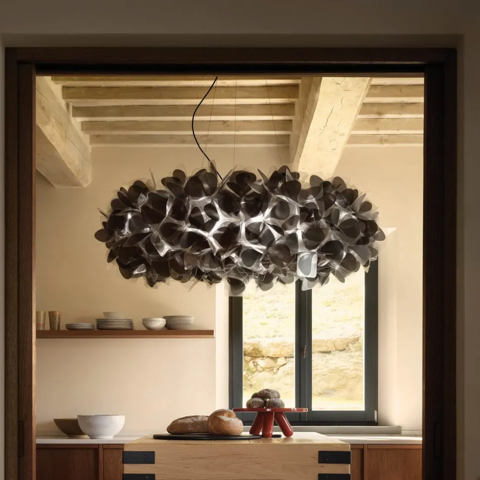 Slamp hanglamp Clizia Mama Non Mama Ø78 zwart/zwart