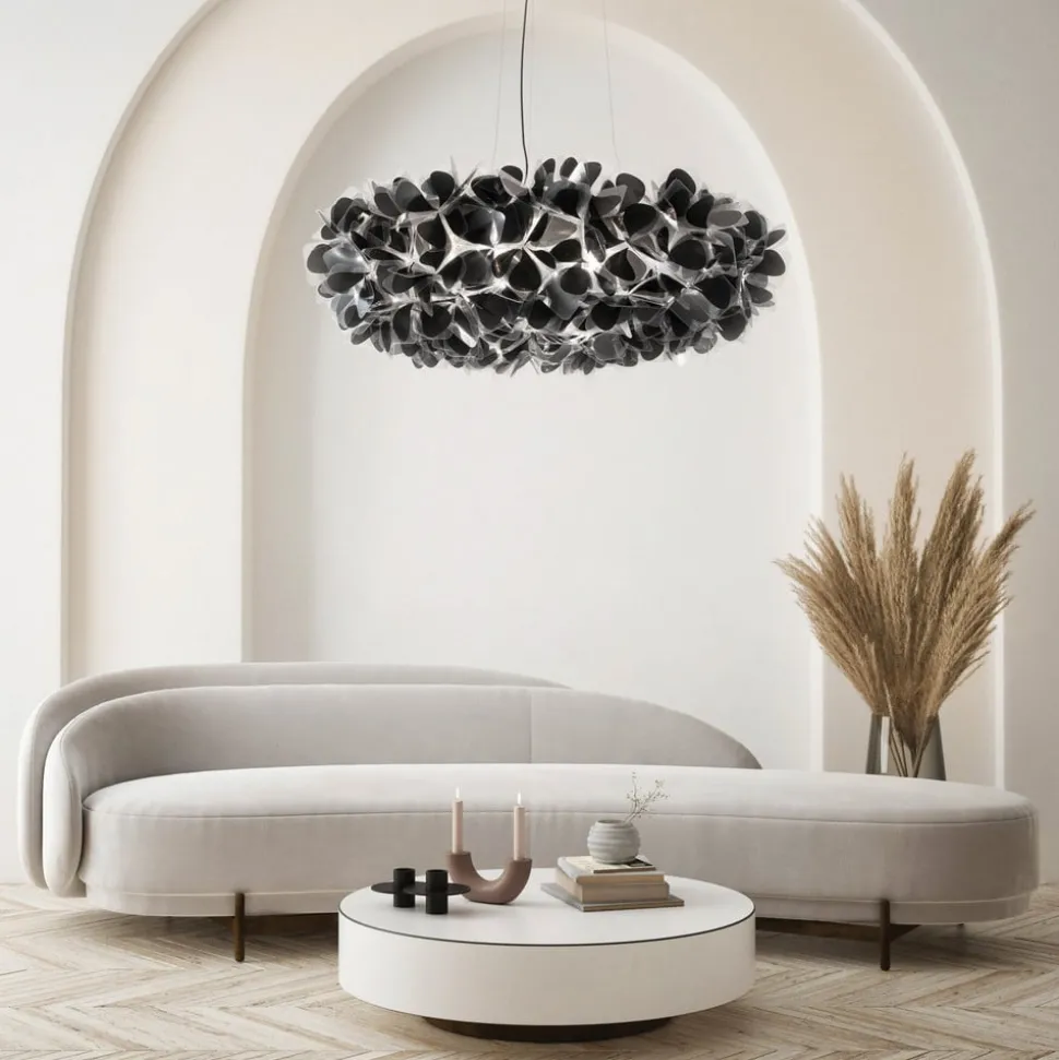 Slamp hanglamp Clizia Mama Non Mama Ø78 zwart/zwart