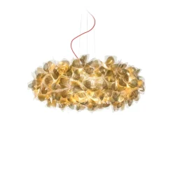 Slamp hanglamp Clizia Mama Non Mama, Ø78cm, goud/rood