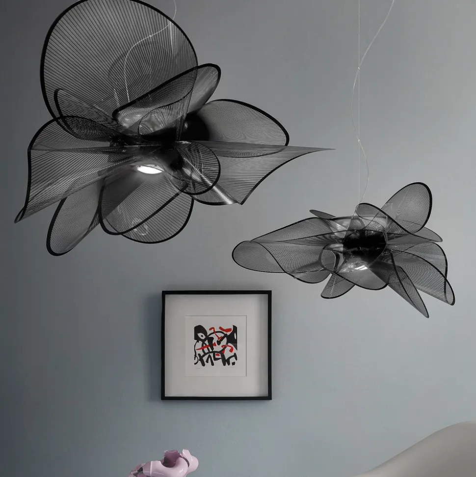 Slamp La Belle Étoile LED hanglamp zwart Ø73cm