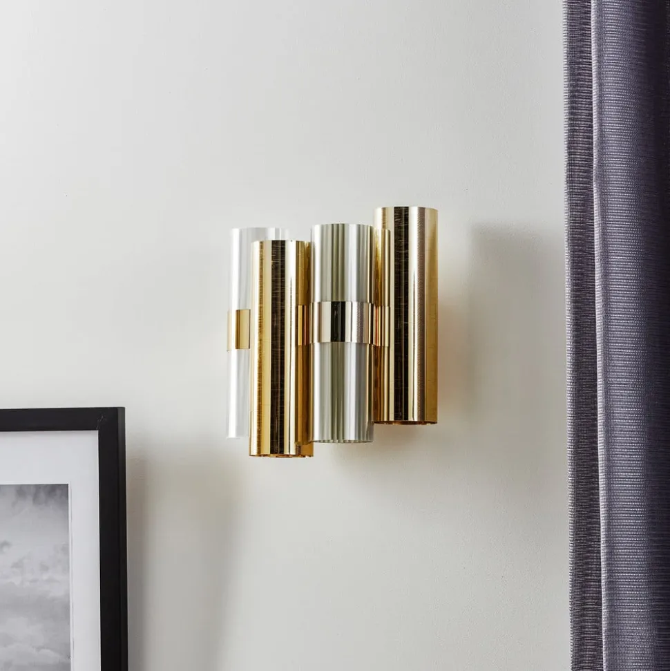 Slamp La Lollo wandlamp, goudkleurig