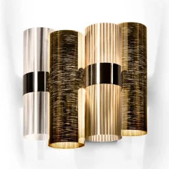 Slamp La Lollo wandlamp, goudkleurig