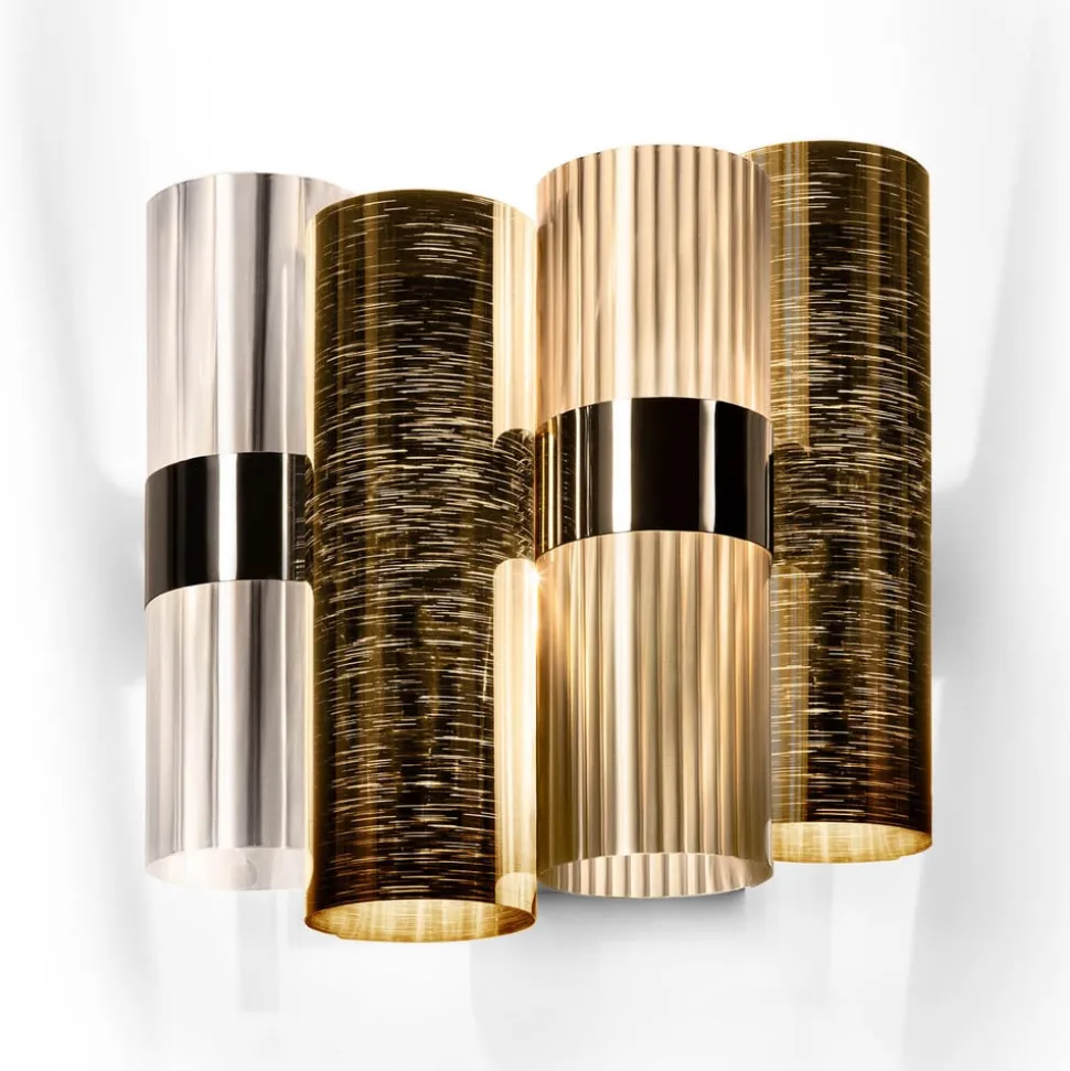 Slamp La Lollo wandlamp, goudkleurig