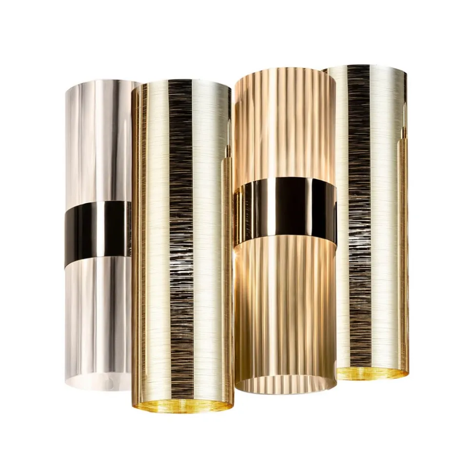 Slamp La Lollo wandlamp, goudkleurig