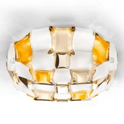 Slamp Mida plafondlamp, 50 cm amber