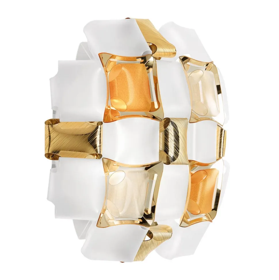 Slamp Mida plafondlamp, 50 cm amber