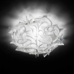 Slamp Veli - design-wandlamp, Ø 32cm, wit