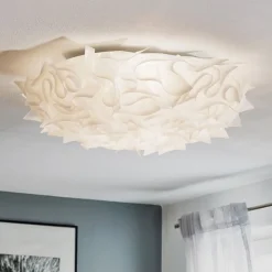 Slamp Veli design plafondlamp, Ø 78cm, opaal