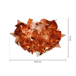 Slamp Veli design-plafondlamp, Ø 53cm, koper