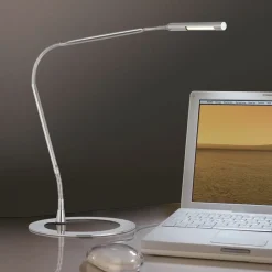 Slanke bureaulamp PLAZA, ijzer