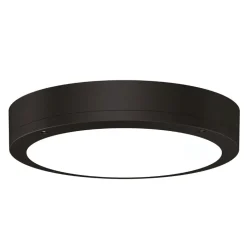 SLC Dio LED plafondlamp IP65 3CCT zwart