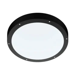 SLC Dio LED plafondlamp IP65 3CCT zwart