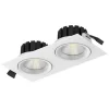 SLC DL04 Square X2 LED inbouwlamp 2700K wit