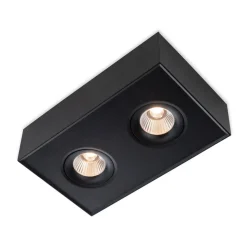 SLC DL04 Surface X2 opbouwlamp 2.700K zwart