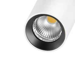SLC LED inbouwspot Art, 1-lamp, zwart, 2.700 K, aluminium