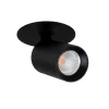 SLC LED inbouwspot Art, 1-lamp, zwart, 3.000 K, aluminium