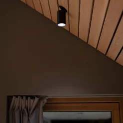 SLC LED inbouwspot Art, 1-lamp, zwart, 3.000 K, aluminium