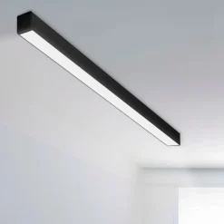 SLC LED plafondlamp Klik voor lengte 112 cm, zwart, CCT