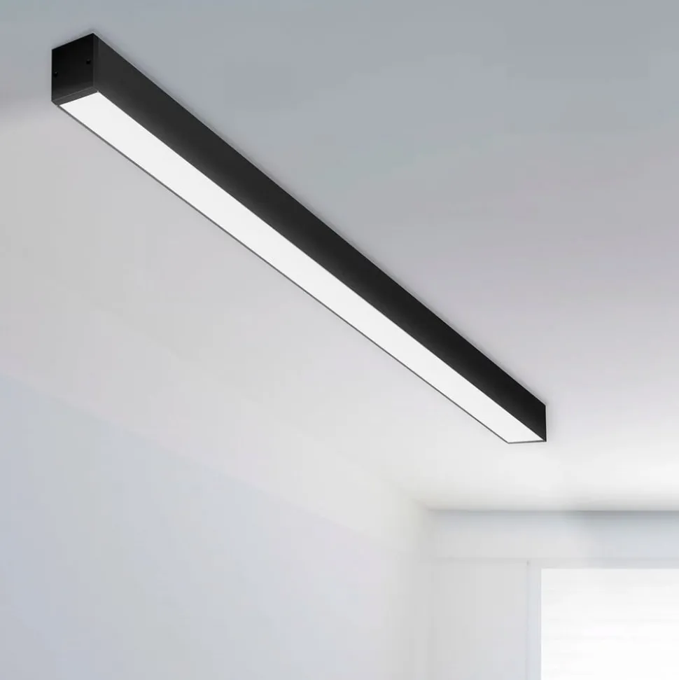 SLC LED plafondlamp Klik voor lengte 140 cm, zwart, CCT
