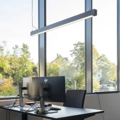 SLC LED plafondlamp Klik voor lengte 140 cm, zwart, CCT