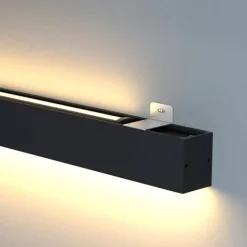 SLC LED plafondlamp Klik voor lengte 140 cm, zwart, CCT