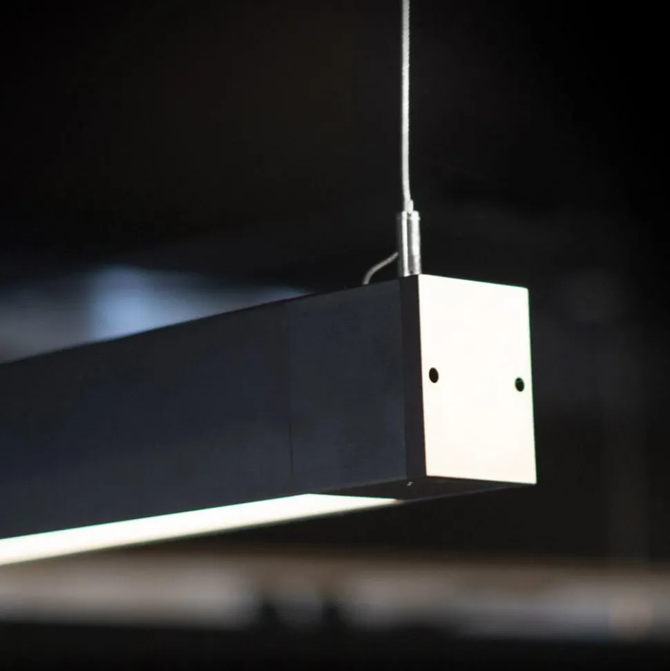 SLC LED plafondlamp Klik voor lengte 140 cm, zwart, CCT