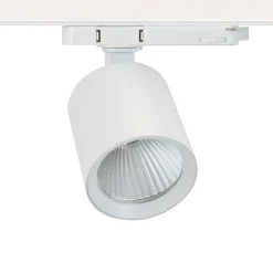 SLC LED railspot Fox, wit, 3.000 K, 3-fasen railsysteem