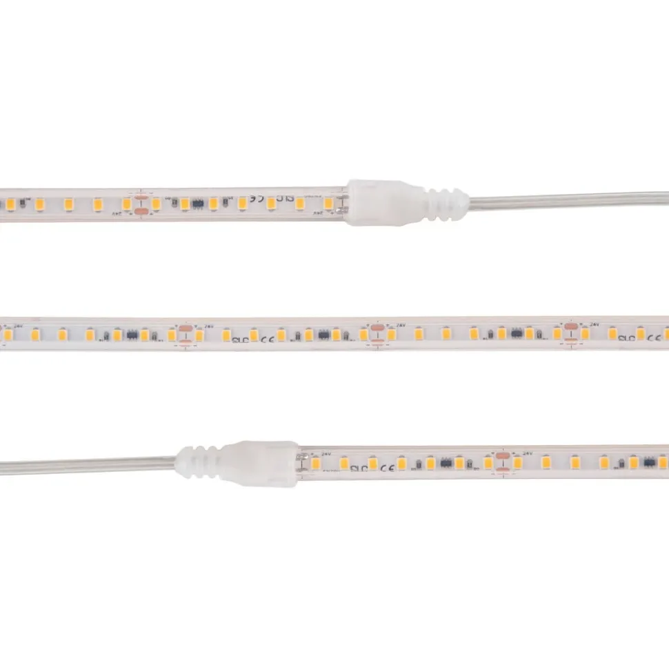 SLC LED strip sauna tot 105°C, 24V IP67 5m 2.700K