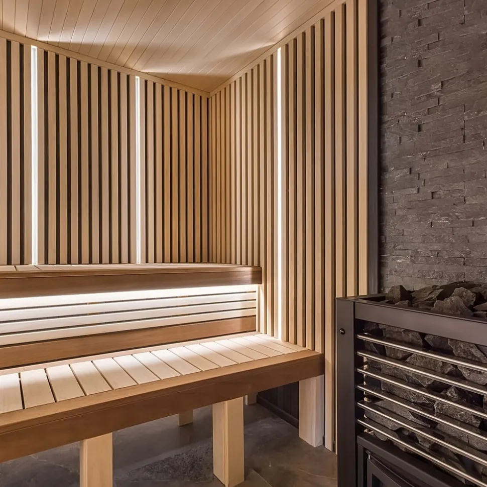 SLC LED strip sauna tot 105°C, 24V IP67 5m 2.700K