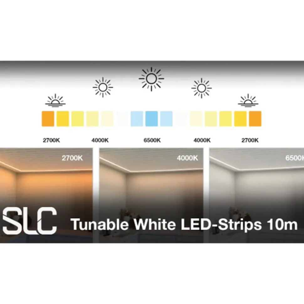SLC LED Strip Tunable White 827-865 10m 125W IP20